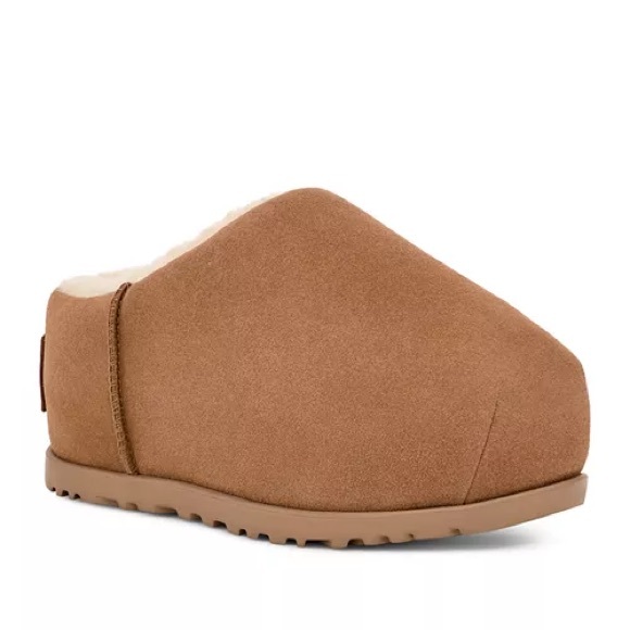 NWT UGG PUMPED SLIDES CHESTNUT BROWN SIZE 8 - Picture 5 of 16